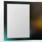 Leuchtende Schmetterlinge und Nachtschmetterlinge Dreifach Gefaltete Urlaubskarte (Innen Erste Seite)