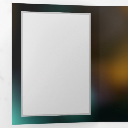 Leuchtende Schmetterlinge und Nachtschmetterlinge Dreifach Gefaltete Urlaubskarte (Innen Erste Seite)