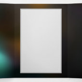 Leuchtende Schmetterlinge und Nachtschmetterlinge Dreifach Gefaltete Urlaubskarte (Innenseite Mitte)