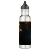 Leuchtende Schmetterlinge und Nachtschmetterlinge Edelstahlflasche (Rechts)