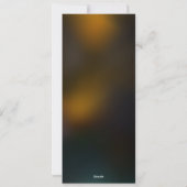 Leuchtende Schmetterlinge und Nachtschmetterlinge Feiertagskarte (Rückseite)