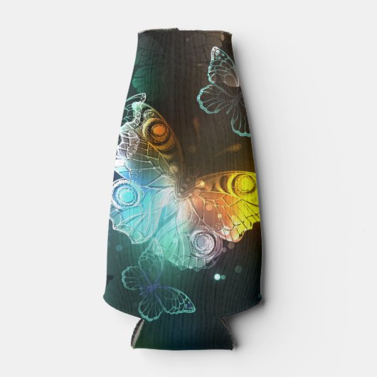 Leuchtende Schmetterlinge und Nachtschmetterlinge Flaschenkühler (Vorderseite)