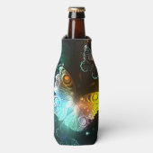 Leuchtende Schmetterlinge und Nachtschmetterlinge Flaschenkühler (Flaschenvorderseite)