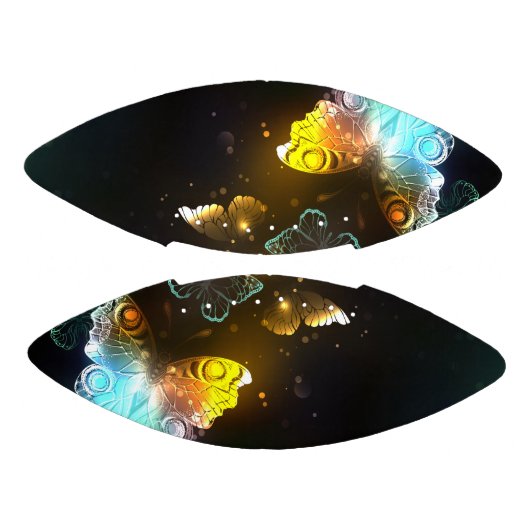 Leuchtende Schmetterlinge und Nachtschmetterlinge Football (Paneele)