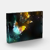 Leuchtende Schmetterlinge und Nachtschmetterlinge Fotoblock (Links)