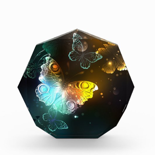 Leuchtende Schmetterlinge und Nachtschmetterlinge Fotoblock (Vorderseite)