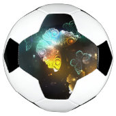 Leuchtende Schmetterlinge und Nachtschmetterlinge Fußball (Gedreht)