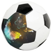 Leuchtende Schmetterlinge und Nachtschmetterlinge Fußball (Dreiviertel)