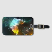 Leuchtende Schmetterlinge und Nachtschmetterlinge Gepäckanhänger (Vorderseite (Horizontal))