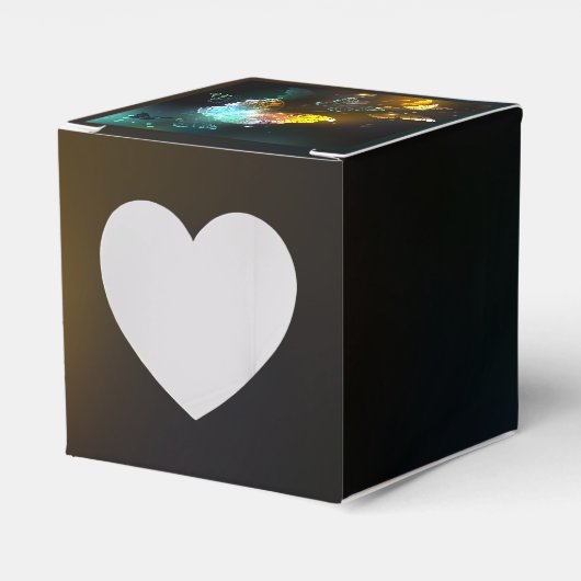 Leuchtende Schmetterlinge und Nachtschmetterlinge Geschenkschachtel (Vorderseite)