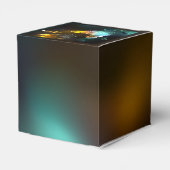 Leuchtende Schmetterlinge und Nachtschmetterlinge Geschenkschachtel (Rückseite)