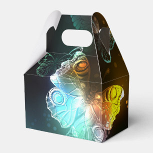 Leuchtende Schmetterlinge und Nachtschmetterlinge Geschenkschachtel