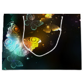 Leuchtende Schmetterlinge und Nachtschmetterlinge Große Geschenktüte (Vorderseite)