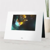 Leuchtende Schmetterlinge und Nachtschmetterlinge Karte (Rückseite)