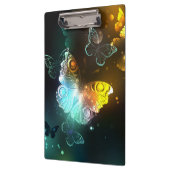 Leuchtende Schmetterlinge und Nachtschmetterlinge Klemmbrett (Links)