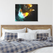 Leuchtende Schmetterlinge und Nachtschmetterlinge Leinwanddruck (Insitu (Schlafzimmer))