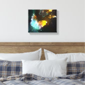 Leuchtende Schmetterlinge und Nachtschmetterlinge Leinwanddruck (Insitu (Schlafzimmer))