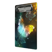 Leuchtende Schmetterlinge und Nachtschmetterlinge Mini Klemmbrett (Gewinkelt2)