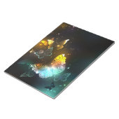 Leuchtende Schmetterlinge und Nachtschmetterlinge Notizblock (angewinkelt)