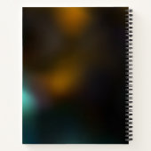 Leuchtende Schmetterlinge und Nachtschmetterlinge Notizblock (Rückseite)