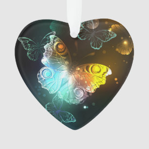 Leuchtende Schmetterlinge und Nachtschmetterlinge Ornament