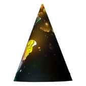 Leuchtende Schmetterlinge und Nachtschmetterlinge Partyhütchen (Vorderseite)