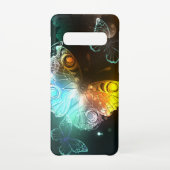 Leuchtende Schmetterlinge und Nachtschmetterlinge Samsung Galaxy Hülle (Rückseite)