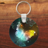 Leuchtende Schmetterlinge und Nachtschmetterlinge Schlüsselanhänger (Vorderseite)