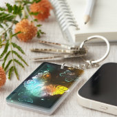 Leuchtende Schmetterlinge und Nachtschmetterlinge Schlüsselanhänger (Vorderseite rechts)