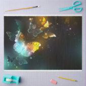 Leuchtende Schmetterlinge und Nachtschmetterlinge Seidenpapier (Basteln)