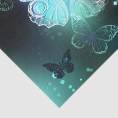 Leuchtende Schmetterlinge und Nachtschmetterlinge Seidenpapier (Detail)