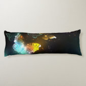 Leuchtende Schmetterlinge und Nachtschmetterlinge Seitenschläferkissen (Rückseite)