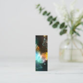 Leuchtende Schmetterlinge und Nachtschmetterlinge Telefonnummerkarte (Stehend Vorderseite)