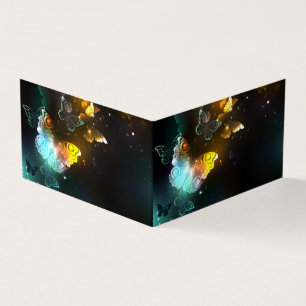 Leuchtende Schmetterlinge und Nachtschmetterlinge Visitenkarten