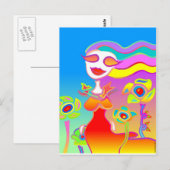 Leuchtende Schönheit Postkarte (Vorne/Hinten)