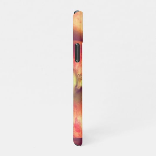 Leuchtende Schüssel mit Rotäpfel Slimfit iPhone Hülle (Rechte Seite)