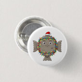 Leuchtende Seesterne-Weihnachtslichter unter Wasse Button (Vorne & Hinten)