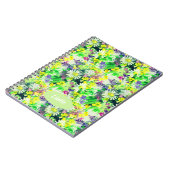 Leuchtende Sommerwildblumen Notizblock (Linke Seite)