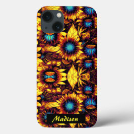 Leuchtende Sonnenblumen Case-Mate iPhone Hülle
