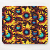 Leuchtende Sonnenblumen Mousepad (Vorne)