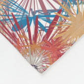 Leuchtende Sterne Fleecedecke (Ecke)