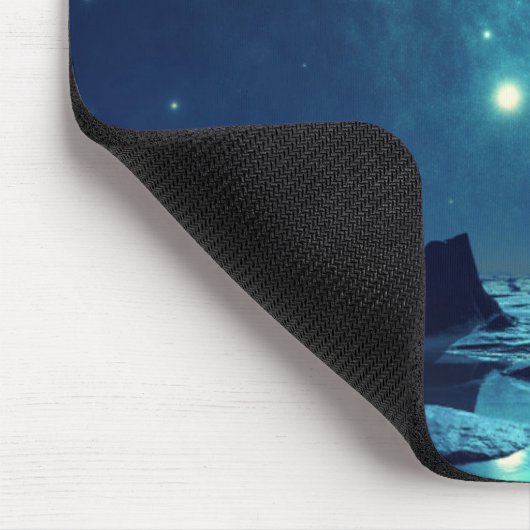 Leuchtende Sterne Mousepad (Ecke)