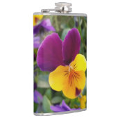 leuchtende Stiefmütterchen Flachmann (Rechts)