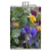 leuchtende Stiefmütterchen Flachmann (Rückseite)