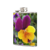 leuchtende Stiefmütterchen Flachmann (Links)