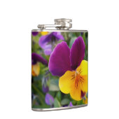 leuchtende Stiefmütterchen Flachmann (Rechts)