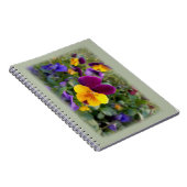 leuchtende Stiefmütterchen Notizblock (Rechte Seite)