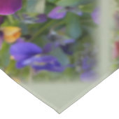 leuchtende Stiefmütterchen Tischdecke (Schrägansicht)
