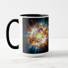 Leuchtende Supernova-Energie Kosmische Weltraumwis Tasse