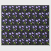 Leuchtende Trichterwindenblüten Geschenkpapier (Flach)